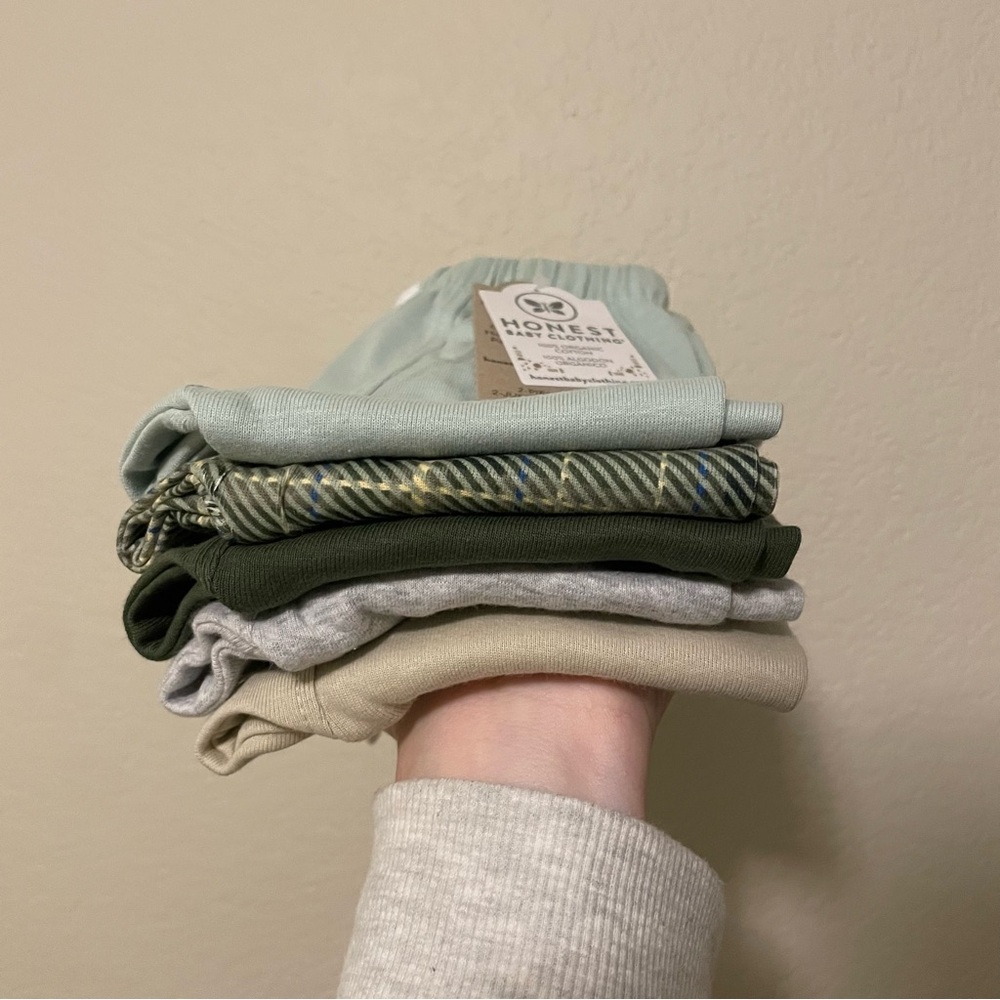 Honest 3/6 month Organic Cotton Joggers